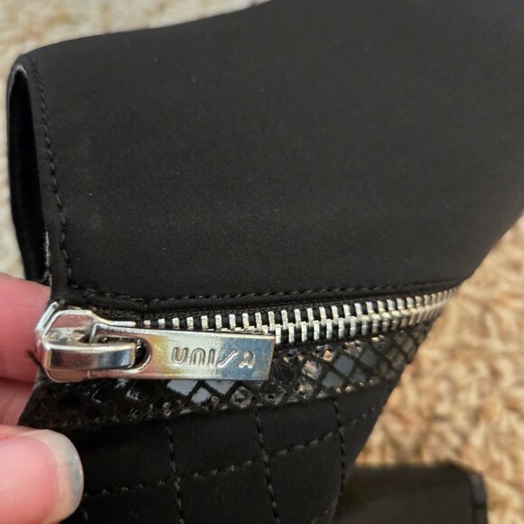 Unisa Black Boots Womens Size 9 1/2 - Picture 4 of 7